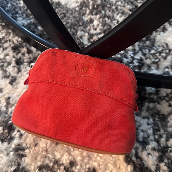 Authentic Hermès Mini Toile Bolide Case pouch - Picture 13 of 13